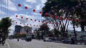 Jelang Imlek, Kota Semarang Bertabur Lampion