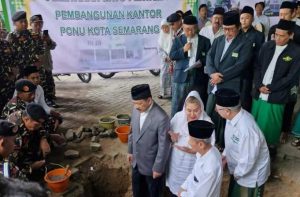 Wali Kota Semarang Mbak Ita Pamitan ke Warga NU, Laksanakan Peletakan Batu Pertama Gedung Mabes NU