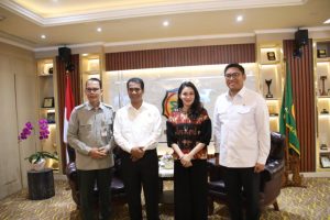 Mentan Amran dan Gubernur Maluku Utara Bahas Strategi Penguatan Ketahanan Pangan