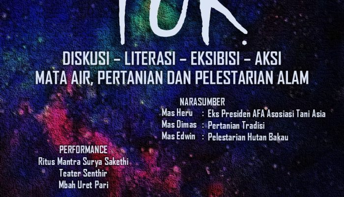 Petani Membincang Mata Air Pertanian dan Pelestarian Alam