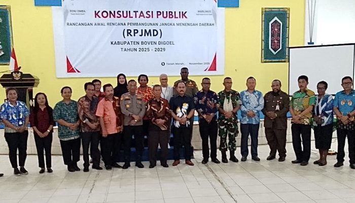 Boven Digoel Gelar Konsultasi Publik RPJMD 2025–2029, Fokus pada Pelayanan Publik dan Ekonomi Lokal