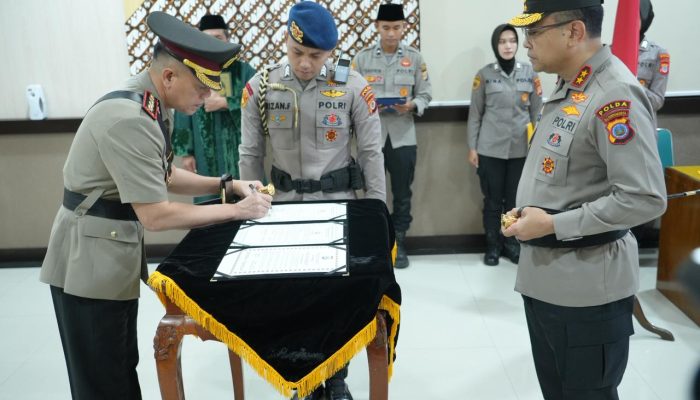 Kapolresta Sleman Kosong, Kapolda DIY Lantik Kombes Pol Adhitya Panji Anom