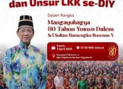 Polda DIY Siapkan Rekayasa Arus Lalu Lintas Saat Kirab Budaya HUT Ke-80 Sri Sultan Hamengku Buwono X