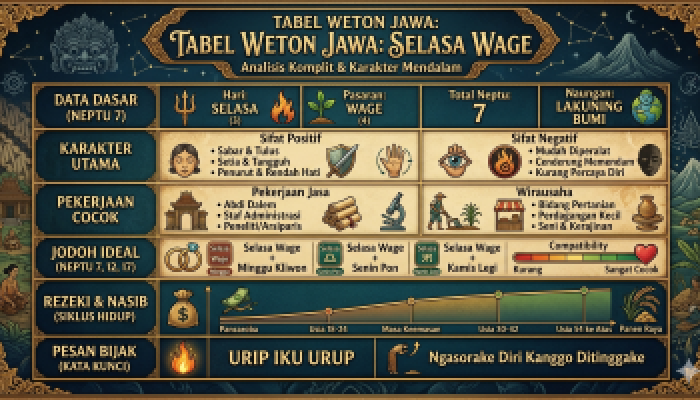 Ternyata, Selasa Wage Punya Insting Tajam Membaca Orang