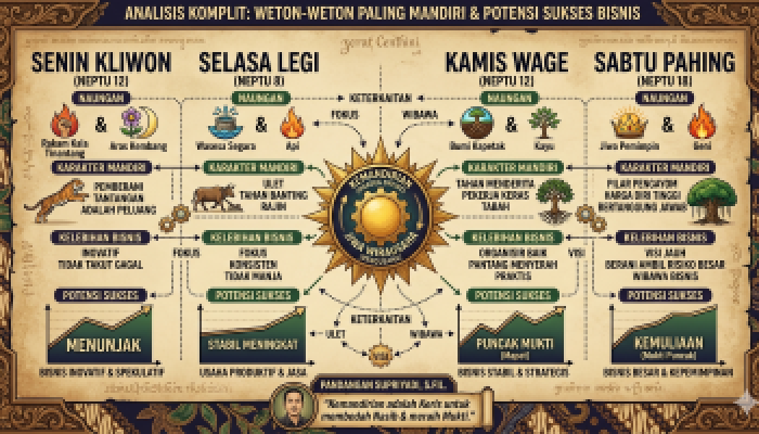 Weton Paling Mandiri, Filosofi Ngadeg Dhewe Jawa