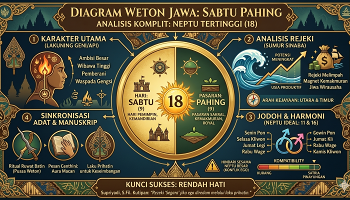 Weton Sabtu Pahing: Rezeki Kuat, Jodoh Ujian Batin