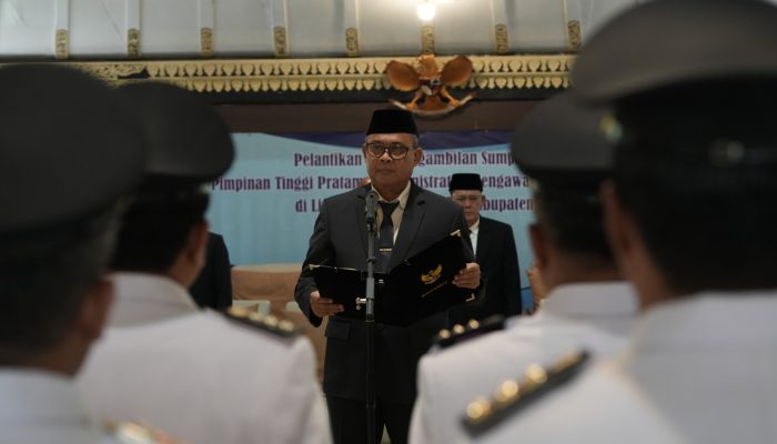 190 Pejabat di Lingkup Pemkab Sleman Resmi Dilantik, Harda Kiswaya Tekankan Integritas dan Kejujuran