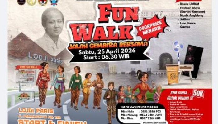 Funwalk Kartini Jogja 2026, Budaya dan Sehat Menyatu